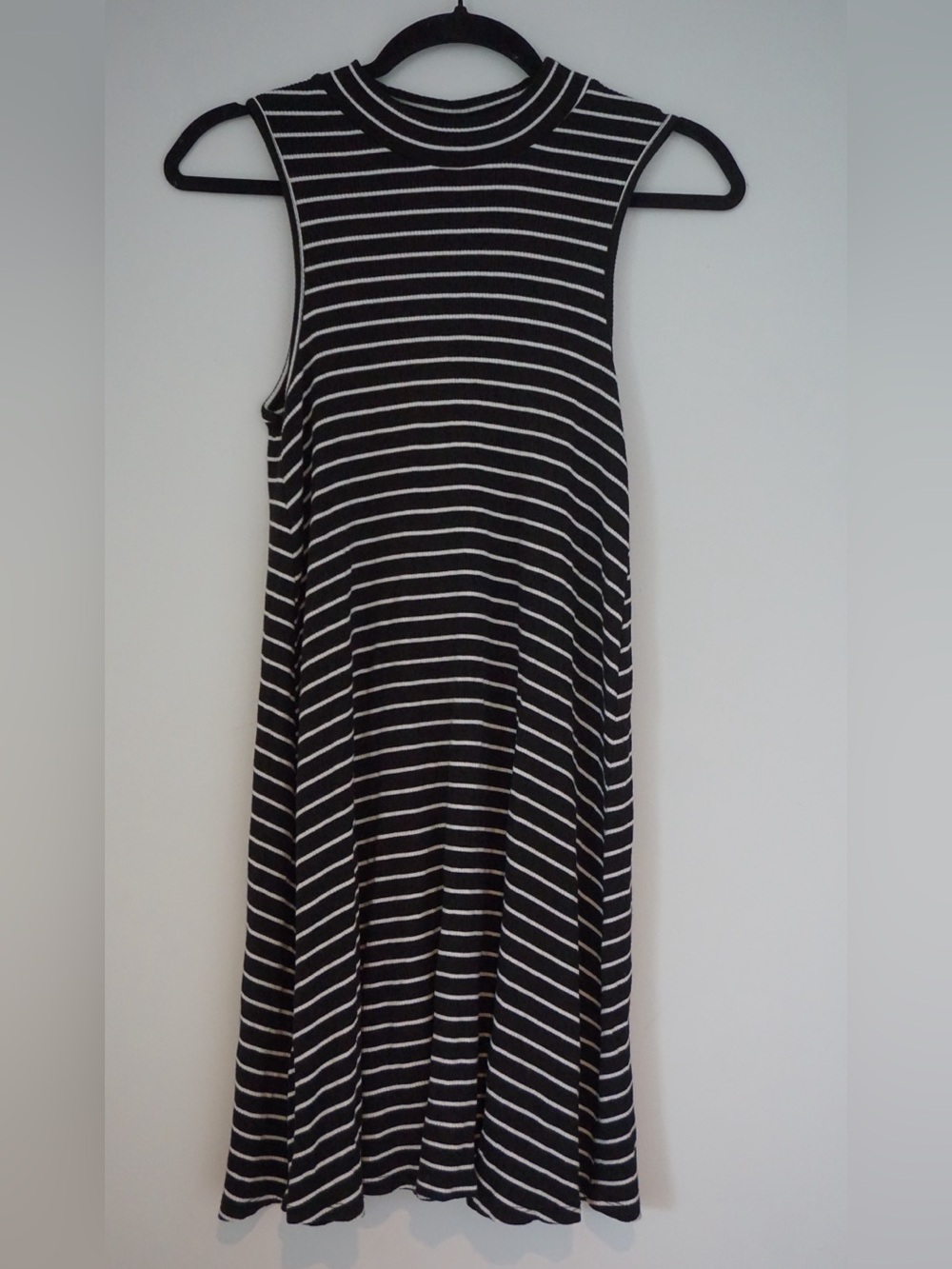 Vintage Havana Black and White Striped Dress
